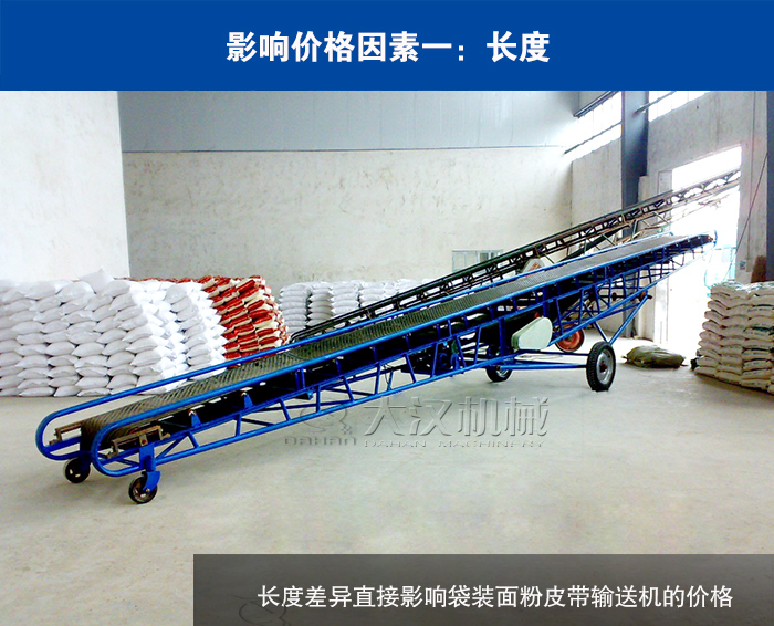袋裝面粉皮帶輸送機(jī)